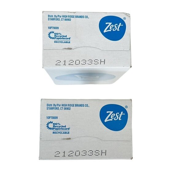 Lot Of 2 Zest Zestfully Clean 4 oz. Bar Soap Vintage Rare New in Box - Picture 6 of 6
